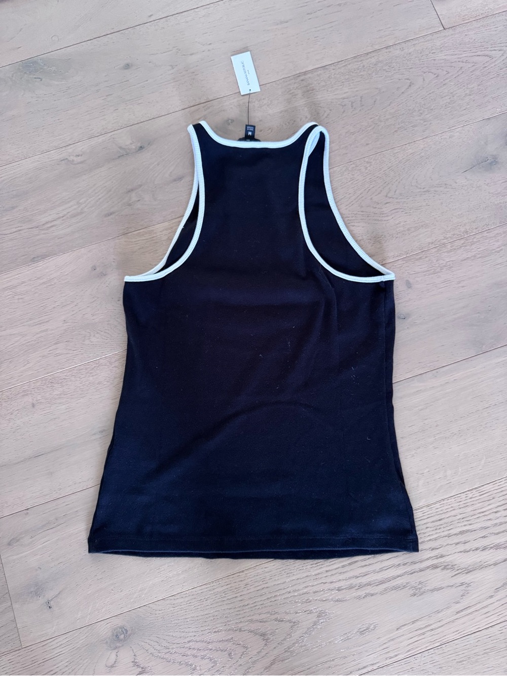 Banana Republic High-Neck Soft Stretch Top – Black – Size M - Picture 4 of 4